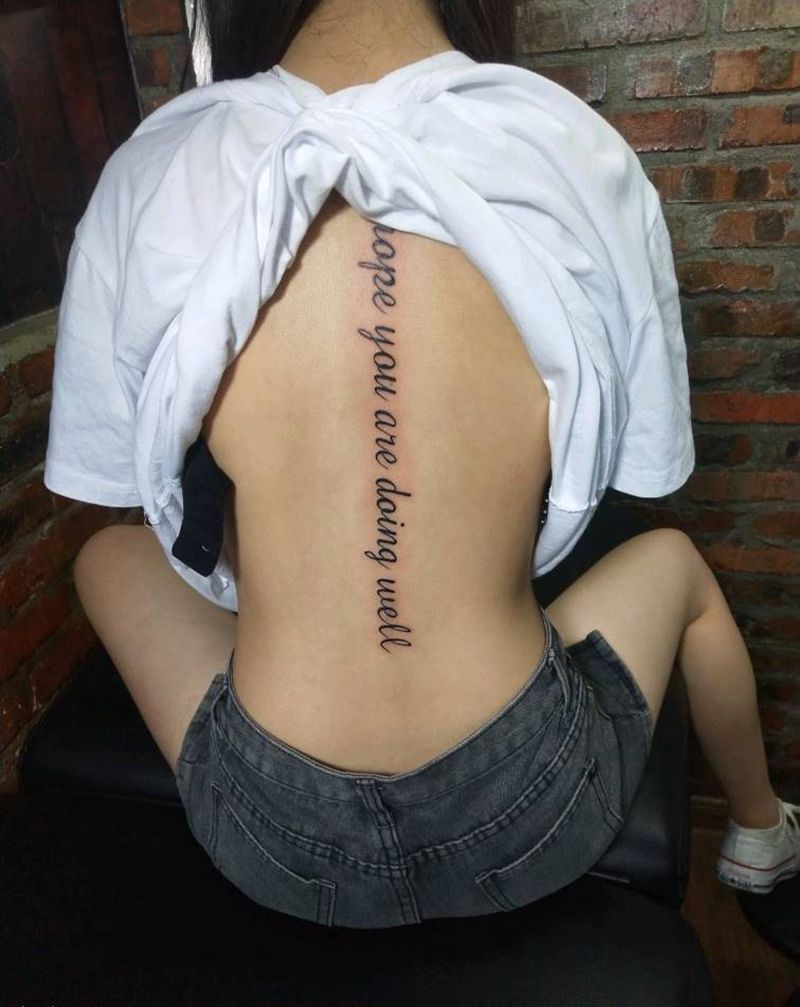 简单点纹身图片_背部纹身图案