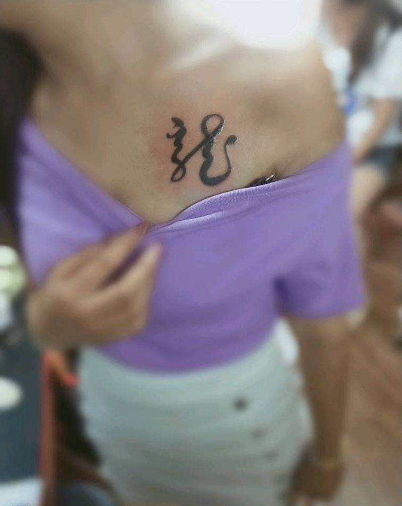 龙纹身图片_胸部纹身图案