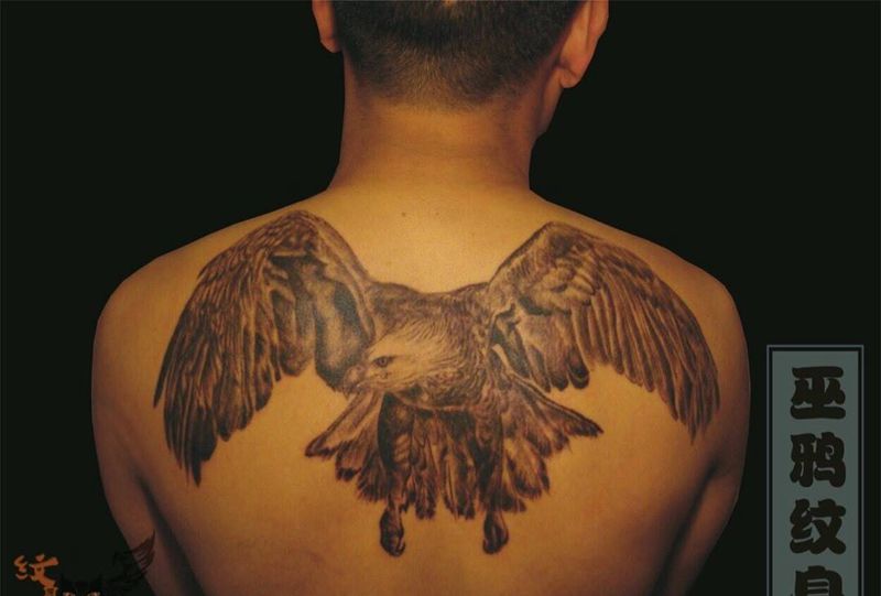 鹰纹身图片
