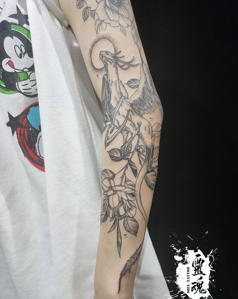 无题纹身图片_手臂点刺纹身图案