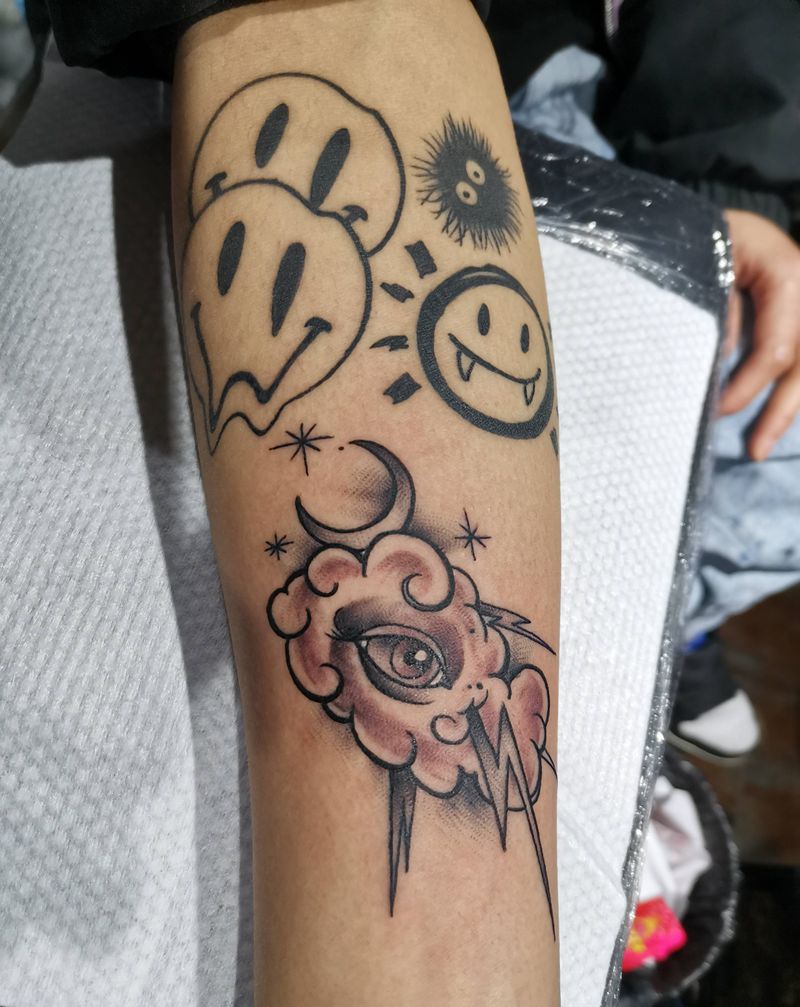 小清新纹身图片_手臂纹身图案