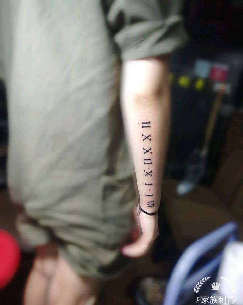 数字纹身图片_手部纹身图案