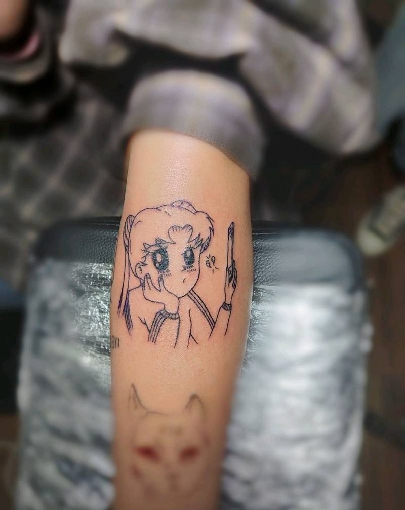 美少女战士纹身图片