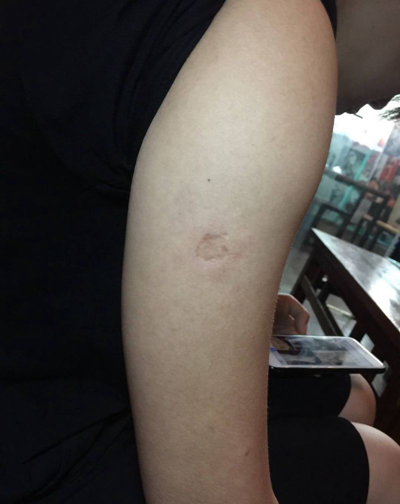 叶子 遮盖疤痕纹身图片_成品手臂习俗传统清新植物静物原创手部纹身图案