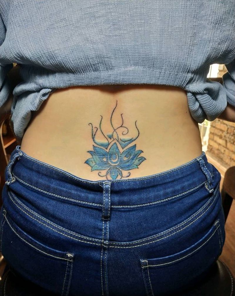 辟邪花纹身图片