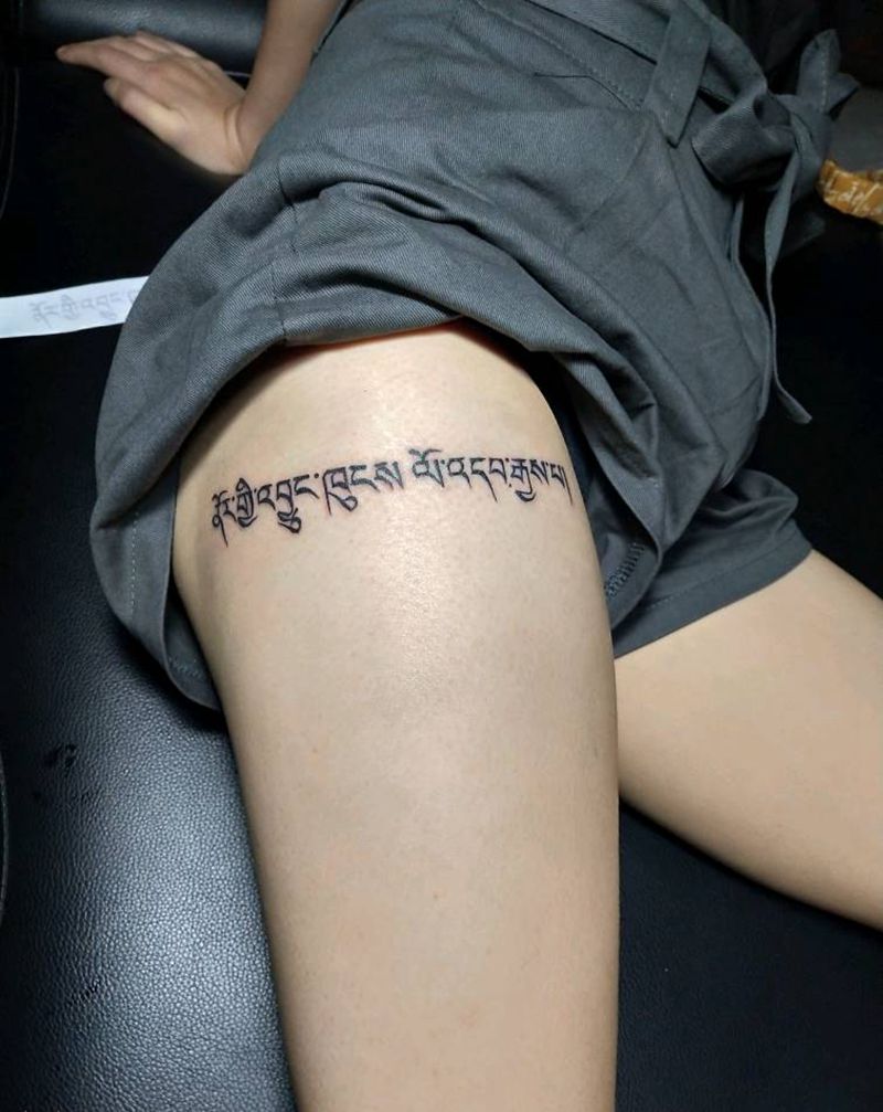 藏文纹身图片