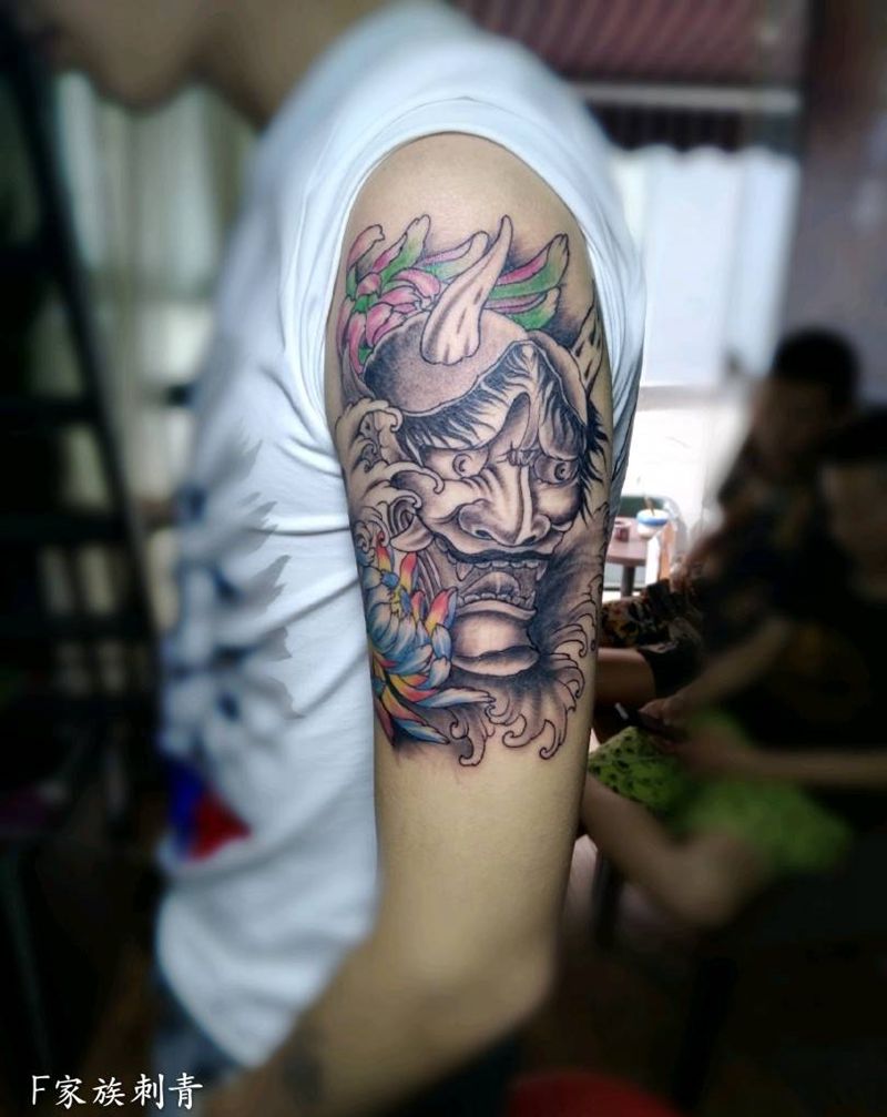 般若纹身图片_手臂纹身图案