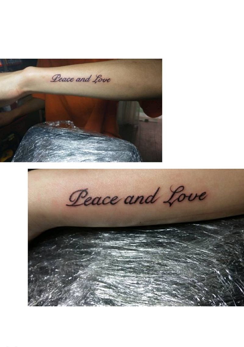 英文纹身图片_手臂纹身图案