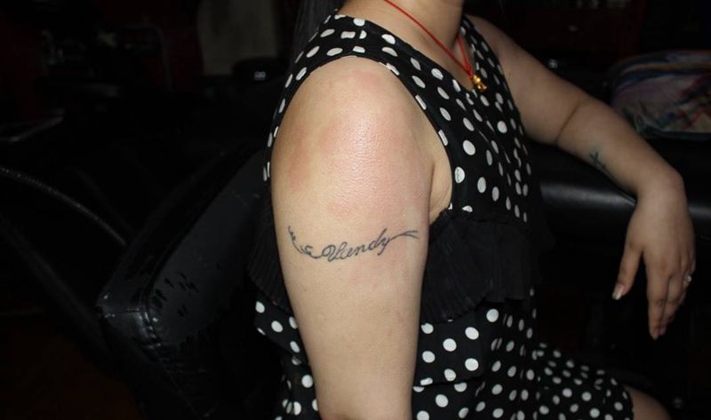 艺伎遮盖纹身图片_手臂老传统新传统纹身图案