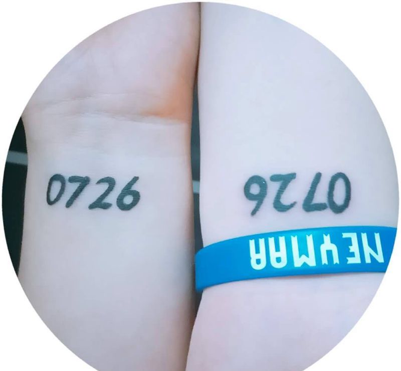 周年庆纹身图片