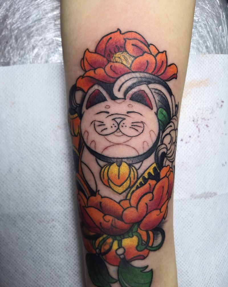 遮盖纹身图片_手臂新传统纹身图案