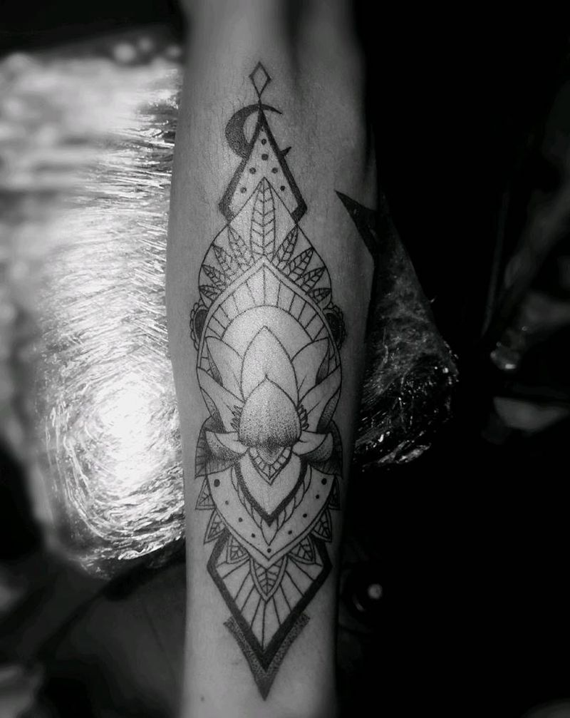 几何纹身图片_手臂纹身图案