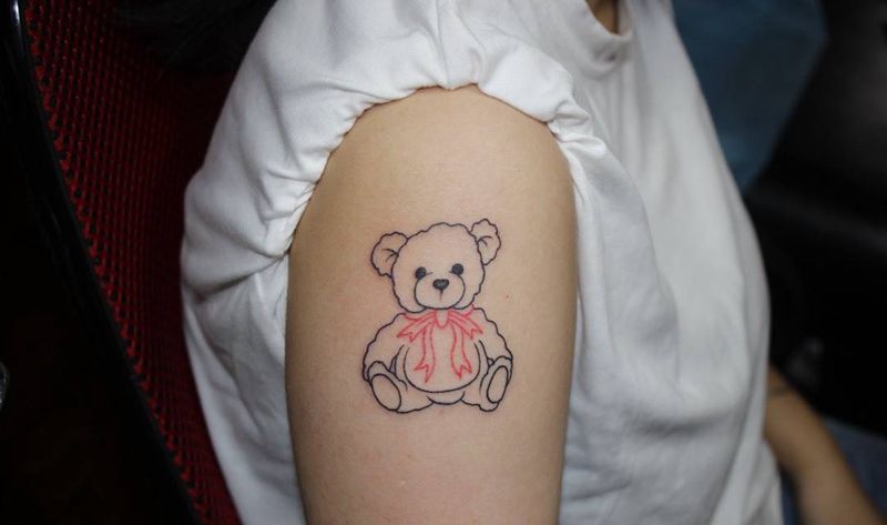 sweet bear纹身图片