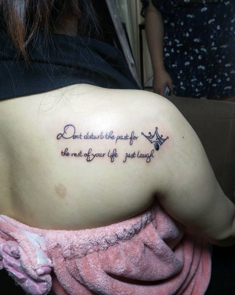 英文纹身图片_背部纹身图案