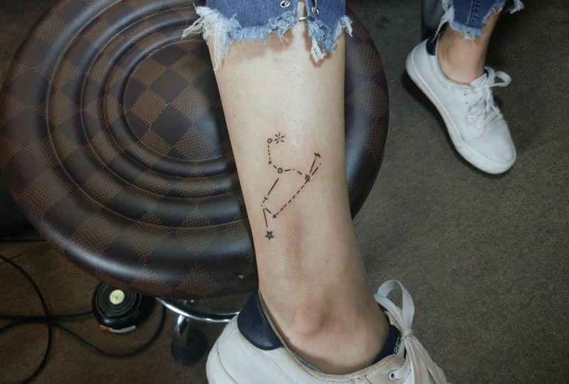 小清新纹身图片_手臂腿部清新纹身图案