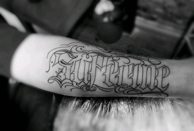 英文纹身图片_手部纹身图案