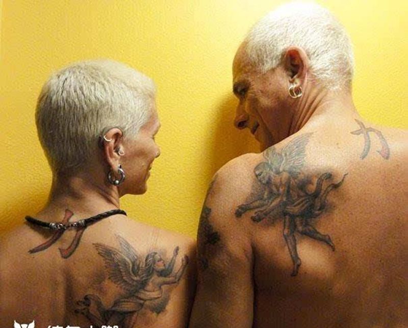 情侣文身纹身图片_情侣纹身图案