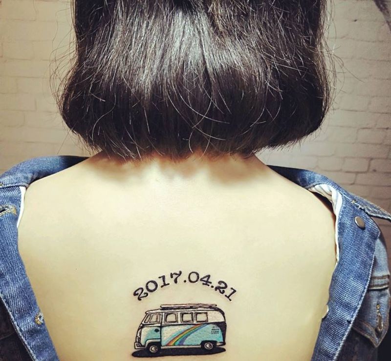 小清新纹身图片