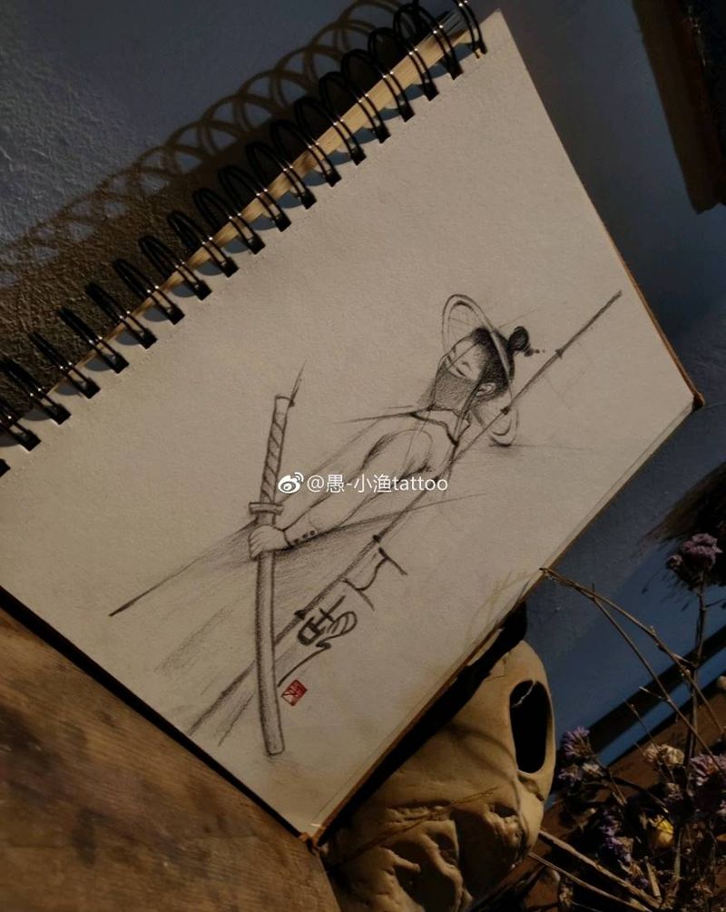 江湖纹身图片_原创纹身图案