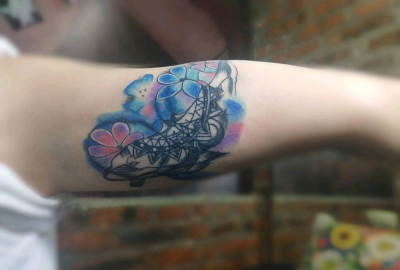 遮盖图纹身图片