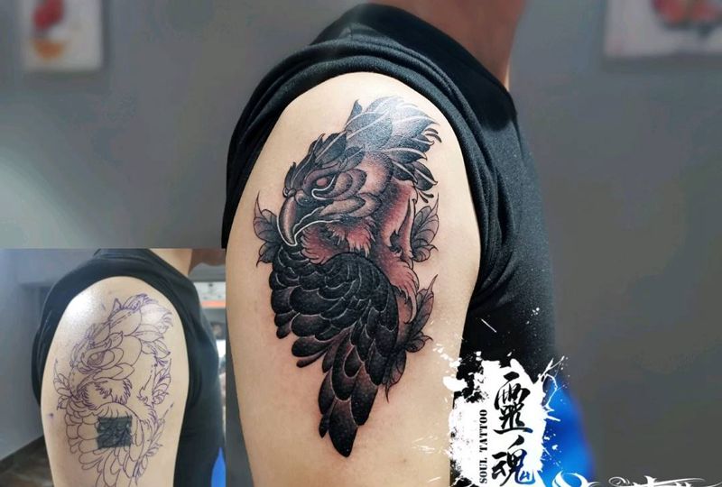 遮盖纹身图片_手臂纹身图案