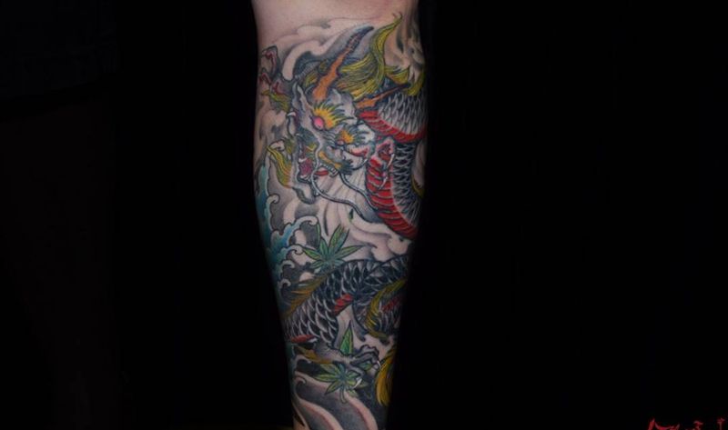 新传统，幻刺纹身图片