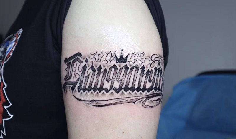 L纹身图片_手臂纹身图案