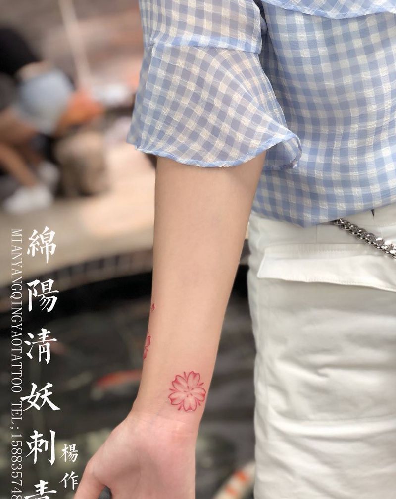 樱花纹身纹身图片