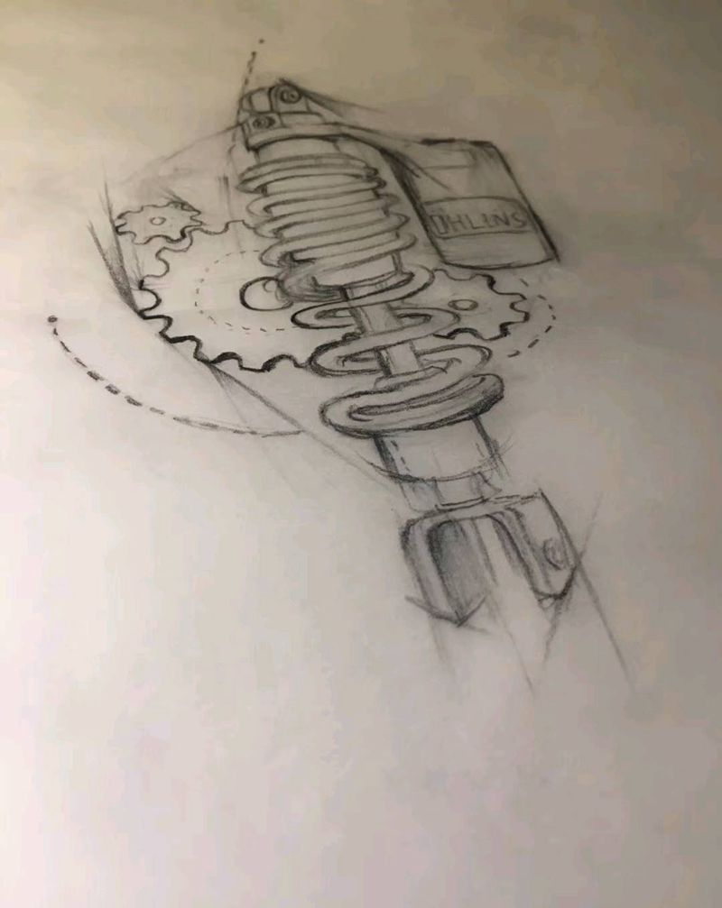 还是新鲜嘞减震器