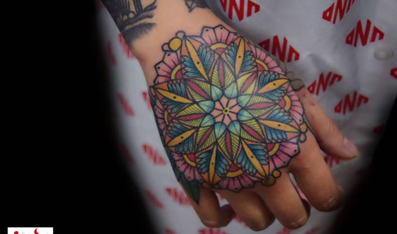 花手套诞生记 崐作品纹身图片