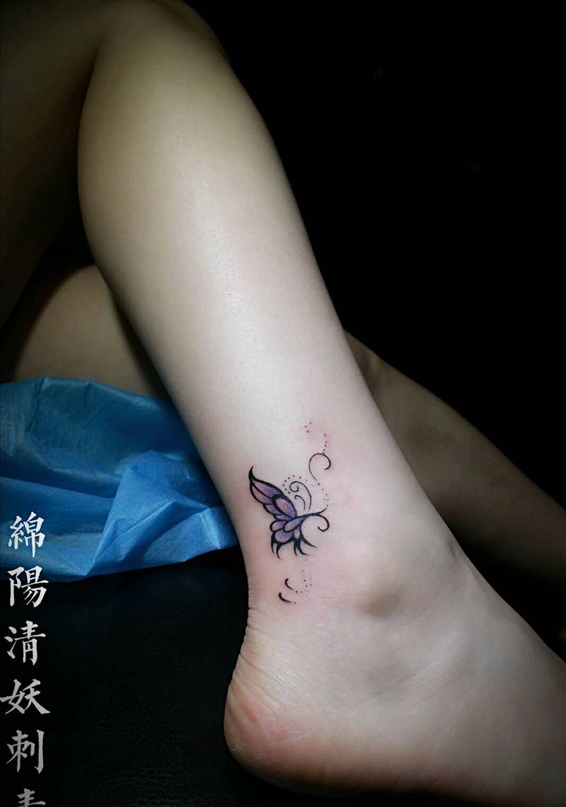 下班，蝴蝶纹身纹身图片