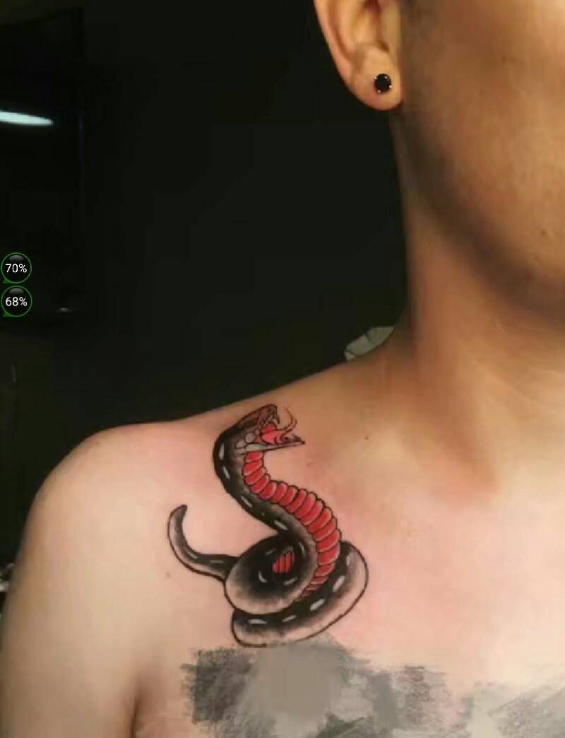 蛇刺青纹身图片