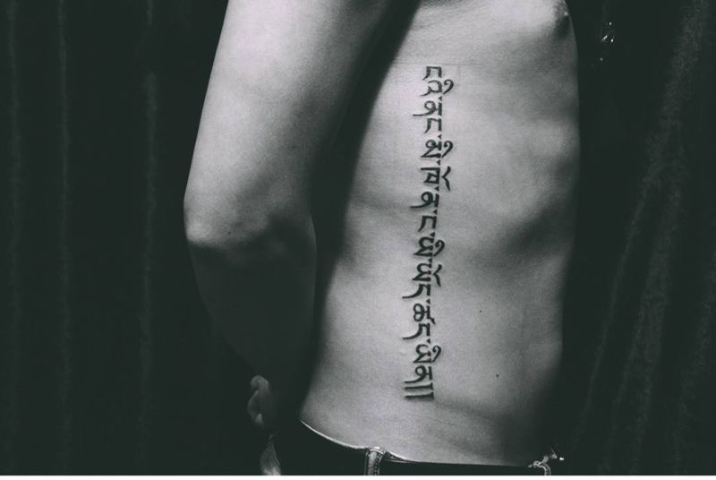 藏文纹身图片