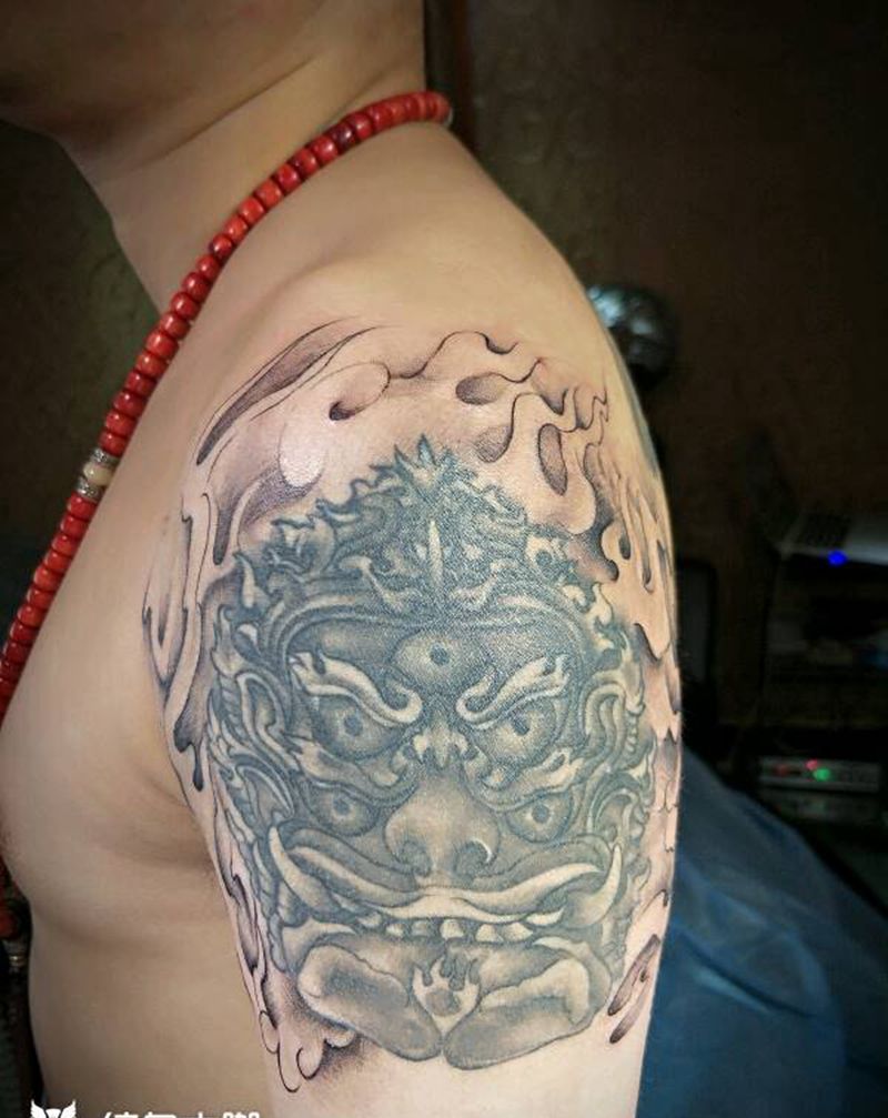 五眼四耳，加点修饰是不是看起饱纹身图片