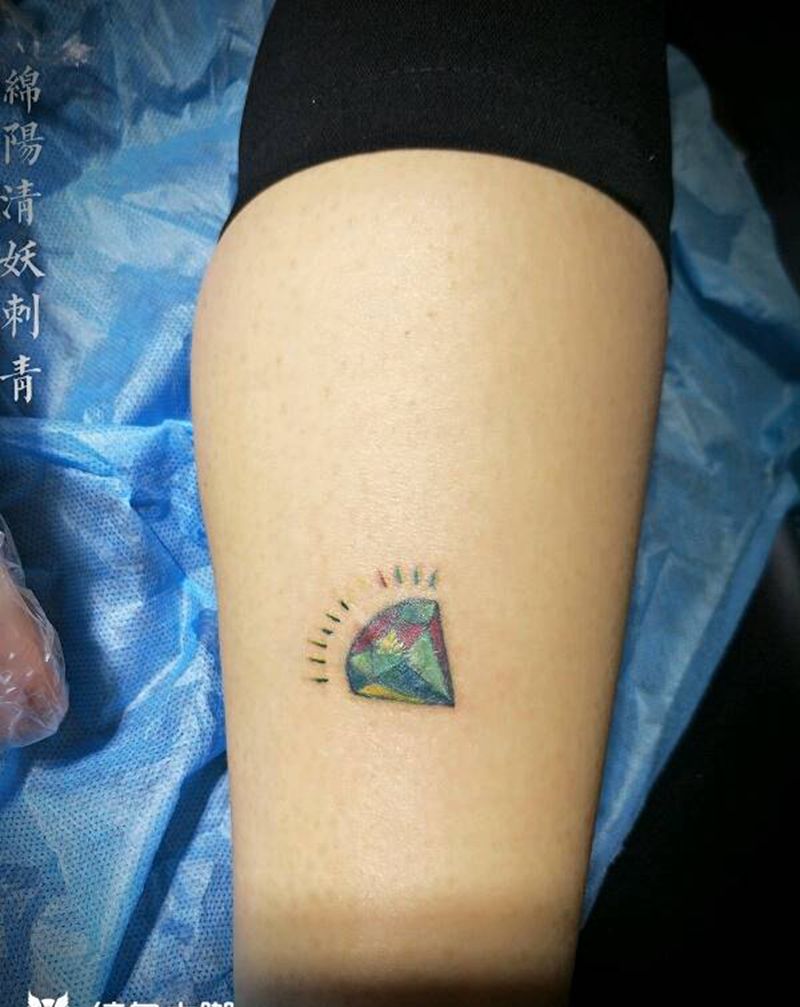 疤痕遮盖钻石纹身图片