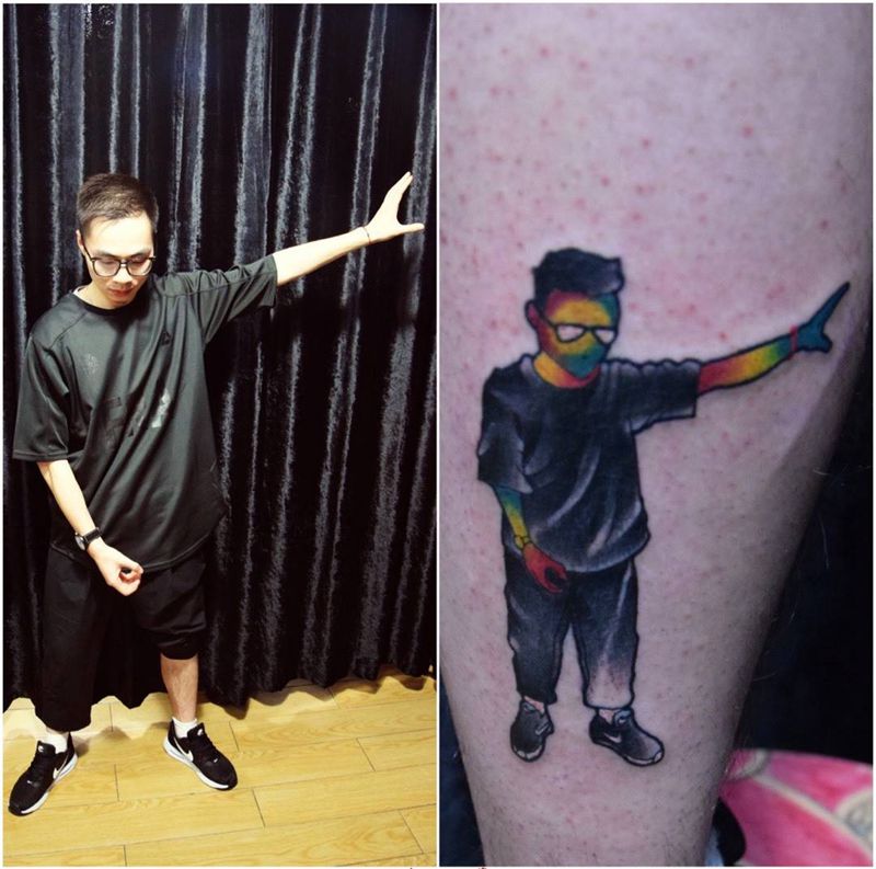 舞夫的第一个纹身纹身图片