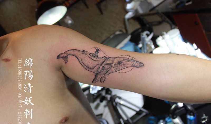 鲸鱼纹身纹身图片