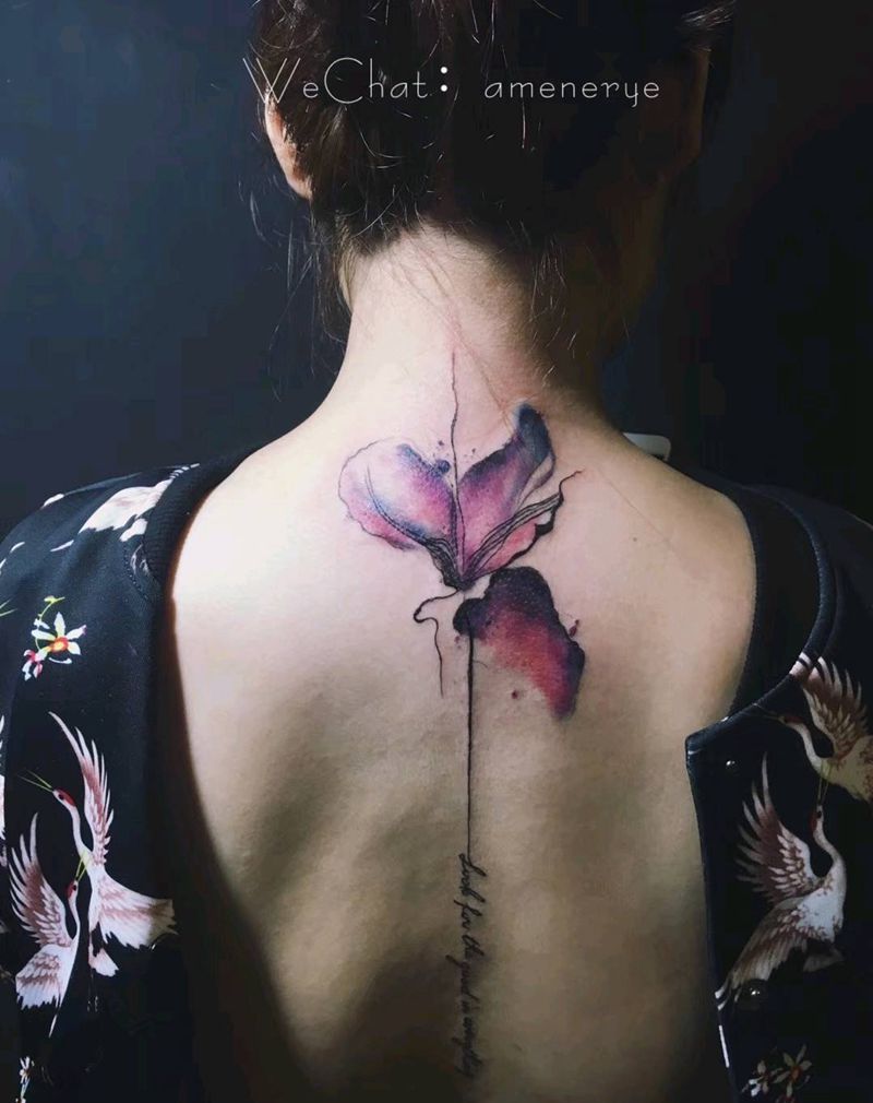 今日水彩纹身图片