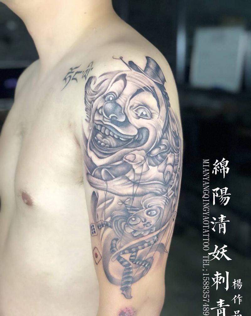 小丑纹身图片