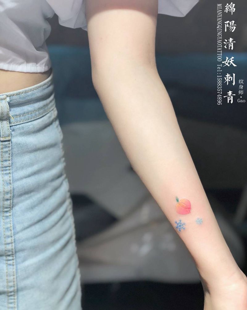 小臂小清新纹身   高作品纹身图片