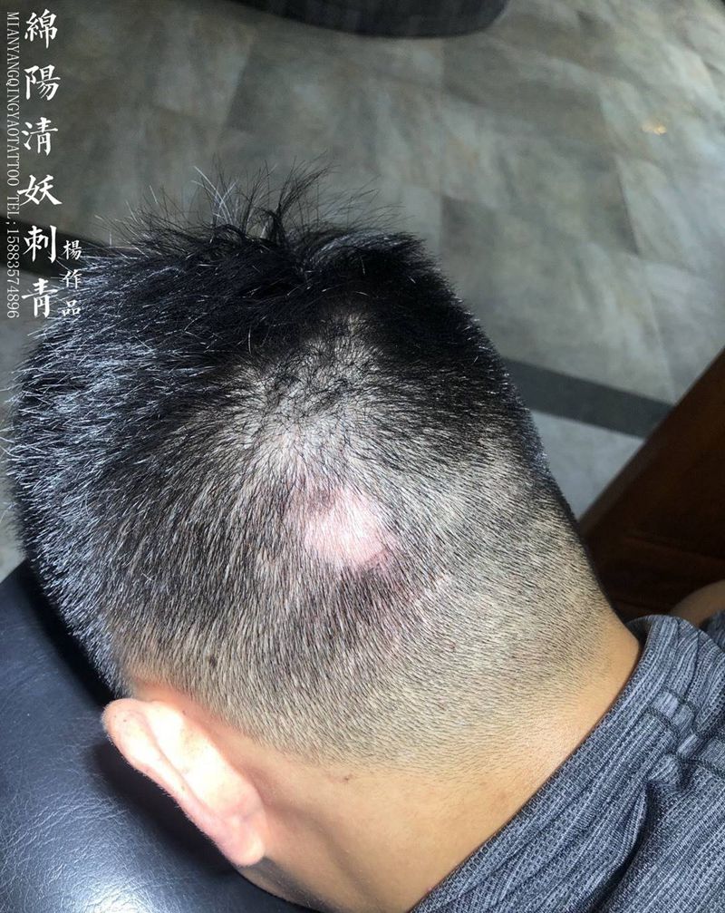 头发纹身 店长-杨作品纹身图片