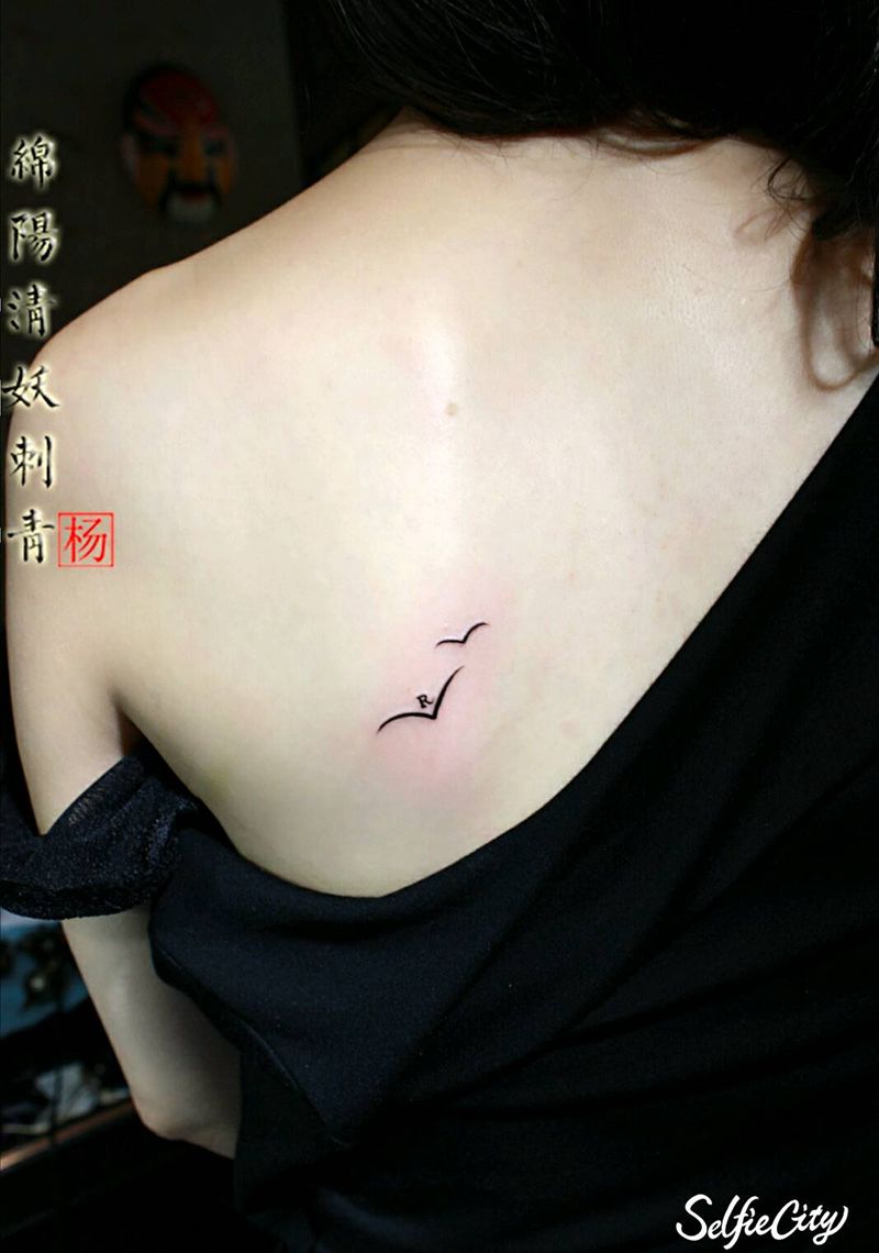 小图一波纹身图片_背部腿部国画贴纸人物纹身图案