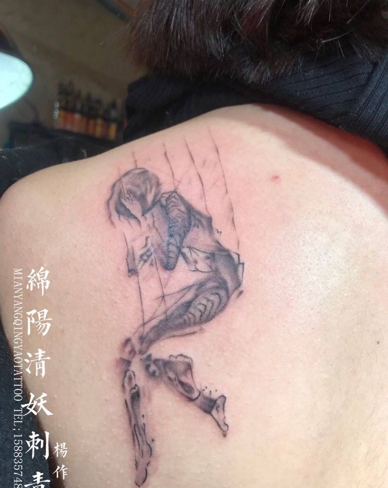 木偶纹身，纹身图片