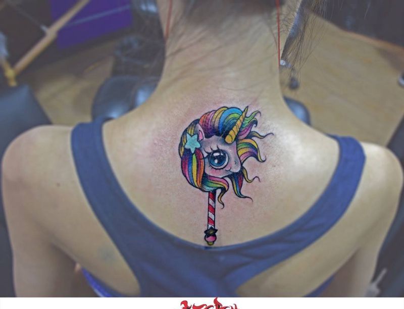 独角兽纹身图片