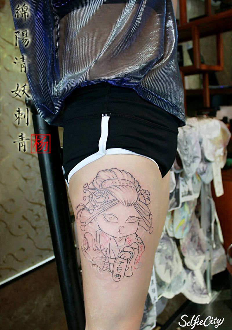 勾线完成，明天继续