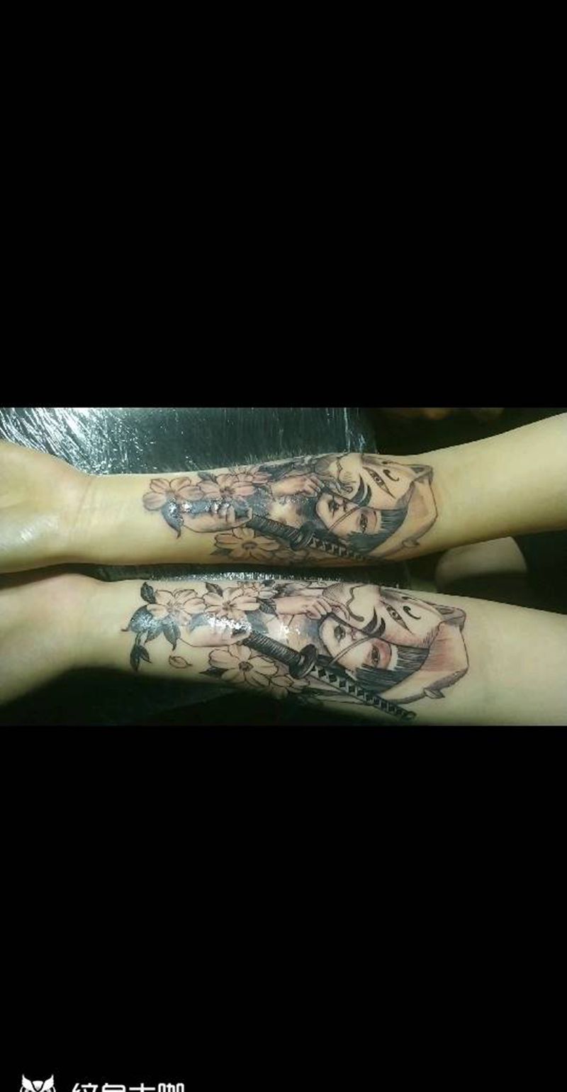 艺妓纹身图片_手臂纹身图案