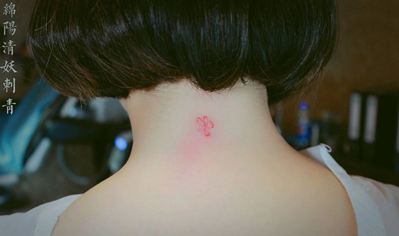 樱花纹身图片