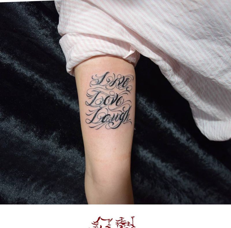 花体设计纹身图片