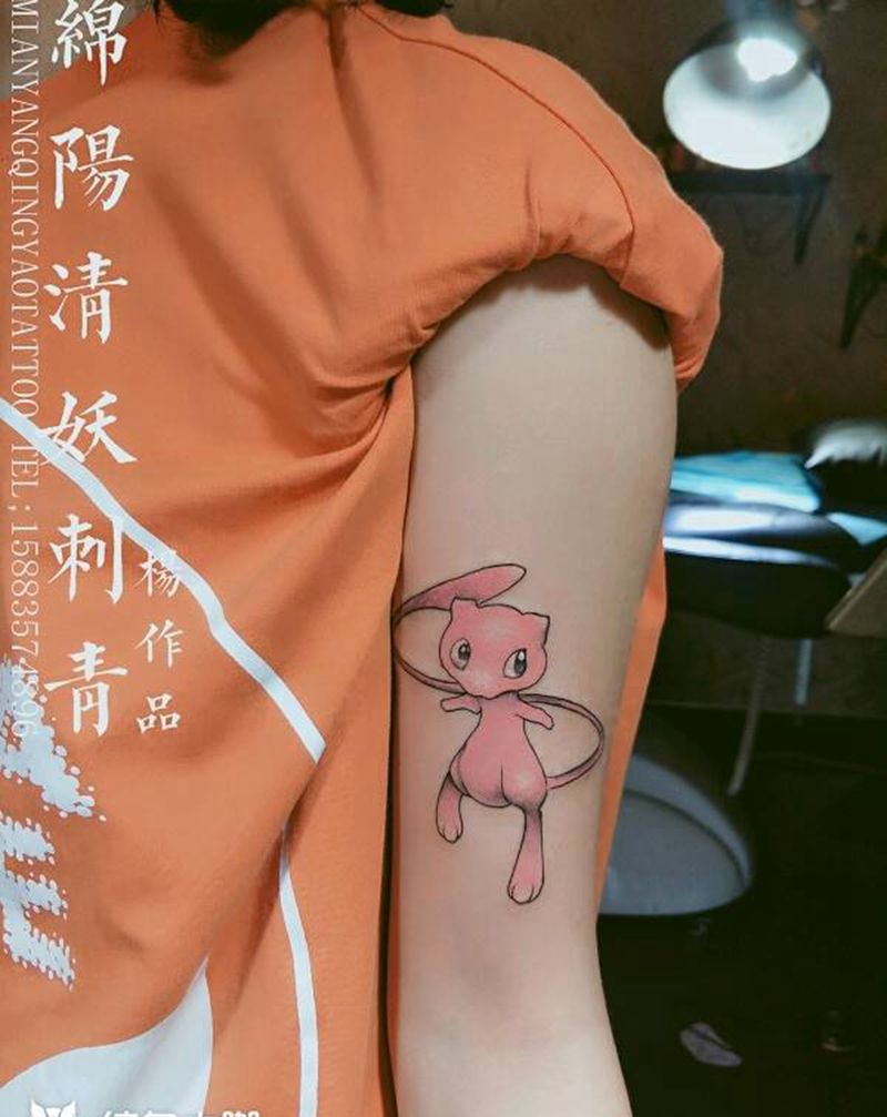 代表梦幻的，卡通纹身纹身图片_肩部腿部习俗肖像清新写实动物静物纹身图案