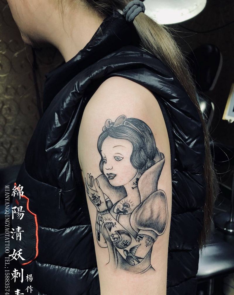白雪公主纹身图片